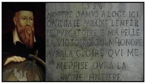 Nostradamus e lapide D.M