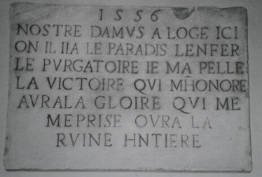 Lapide D.M. scoperta nell'Ottobre 1975 a Torino da R.Boscolo