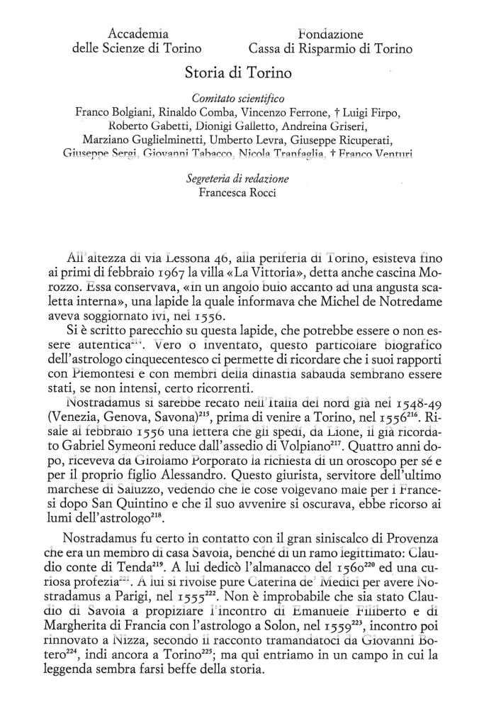 Nostradamus - Torino